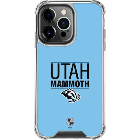 NHL Utah Mammoth Line-Up Series iPhone 15 Pro Clear Case